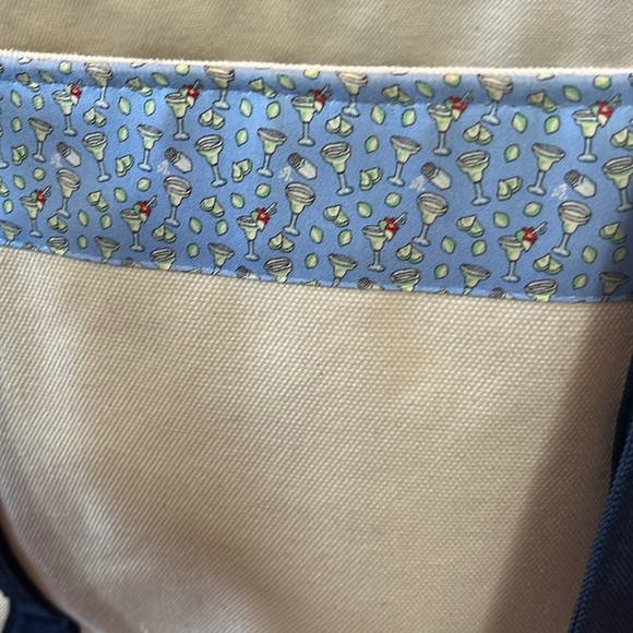 Vineyard Vines Classic Canvas Tote- Salt, Lime and Margaritas - Picture 3 of 3
